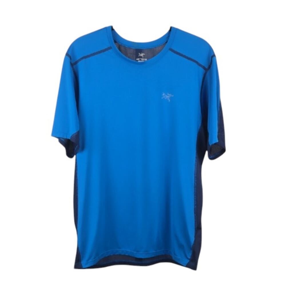 Arc'teryx Accelero Comp SS Mens T-Shirt Blue Size Small